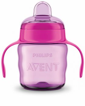 Cana cu tetina de formare pentru +6 luni SCF551/03, 200 ml, Philips Avent