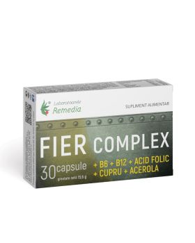 Fier Complex, 30 capsule, Laboratoarele Remedia