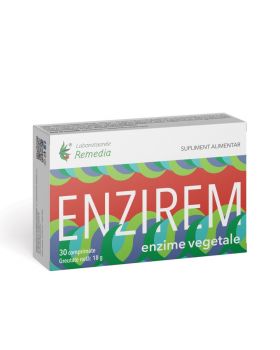 Enzirem, 30 comprimate, Laboratoarele Remedia