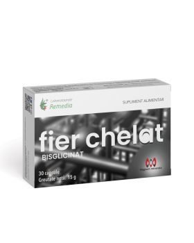 Fier chelat, 30 capsule, Laboratoarele Remedia