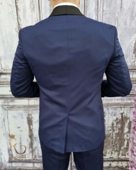 Sacou de bărbați, Slim Fit, Bleumarin - SC771