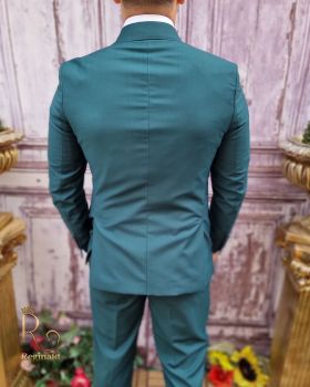 Costum elegant de bărbați, verde imperial, Sacou si Pantalon - C3741