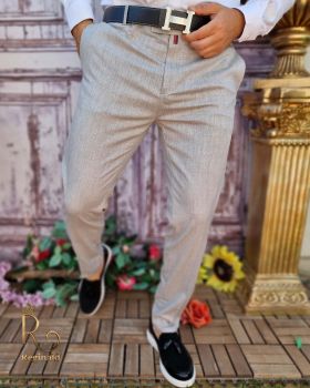 Pantaloni eleganți de bărbați, Slim Fit si Conici - PN699