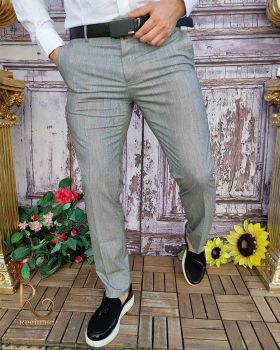 Pantaloni eleganți de bărbați, Slim Fit si Conici - PN655