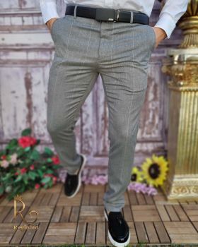 Pantaloni eleganți de bărbați, Slim Fit si Conici - PN652