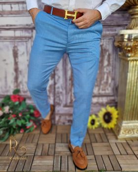 Pantaloni eleganți de bărbați, Slim Fit si Conici - PN649