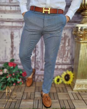 Pantaloni eleganți de bărbați, Slim Fit si Conici - PN646