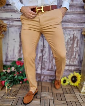 Pantaloni eleganți de bărbați, Slim Fit si Conici - PN645