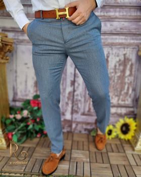 Pantaloni eleganți de bărbați, Slim Fit si Conici - PN646