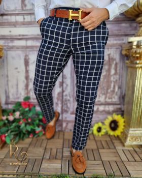 Pantaloni eleganți de bărbați, Slim Fit si Conici - PN647