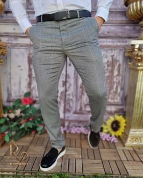 Pantaloni eleganți de bărbați, Slim Fit si Conici - PN652