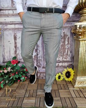 Pantaloni eleganți de bărbați, Slim Fit si Conici - PN655