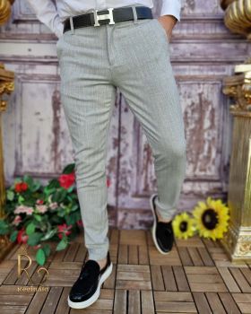 Pantaloni eleganți de bărbați, Slim Fit si Conici - PN657