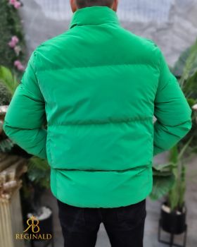 Geaca de bărbați, Verde, Slim-Fit-GC859