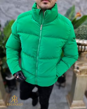 Geaca de bărbați, Verde, Slim-Fit-GC859