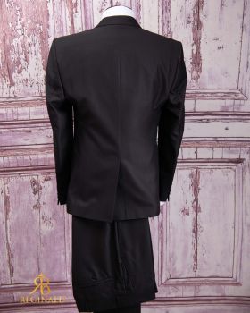 Costum elegant Negru, Sacou si Pantalon- C4512