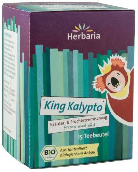 Ceai din plante si fructe King Kalypto eco-bio, 15x2G Herbaria