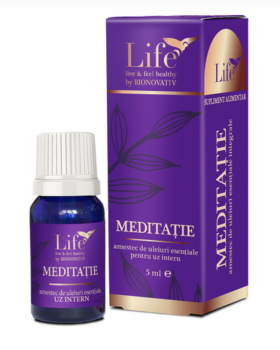 Meditatie, amestec de uleiuri esentiale, 10ml - Bionovativ