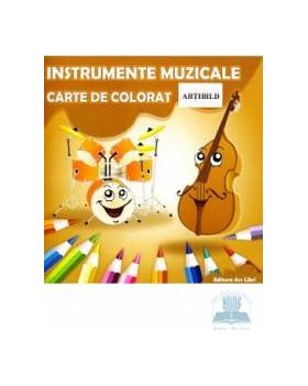 Instrumente muzicale - Carte de colorat