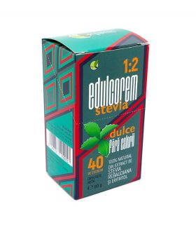 EDULCOREM STEVIA 1:2 40buc stickuri, Remedia