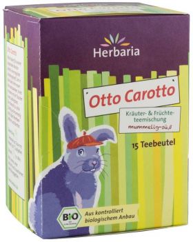 Ceai din plante si fructe Otto Carotto eco-bio, 15x2G Herbaria