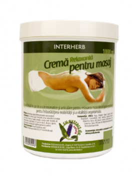 Crema pentru masaj cu extract cu extract de salvie, 500ml - INTERHERB