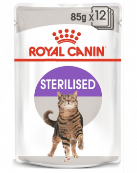 ROYAL CANIN Cat Sterilised Plicuri hrana pisici sterilizate, in aspic 12 x 85 g