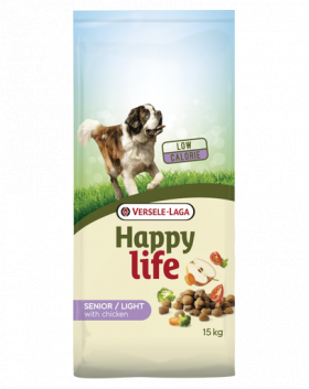 VERSELE-LAGA HAPPY Life light Senior Hrana uscata pentru caini seinor, cu pui 15 kg