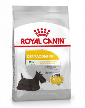 Royal Canin Mini Dermacomfort hrana uscata caine pentru prevenirea iritatiilor pielii, 8 kg