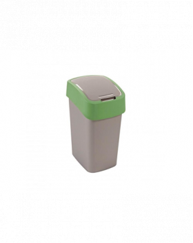 CURVER Cos de gunoi &quot;FLIP BIN&quot; 9 L argintiu / verde