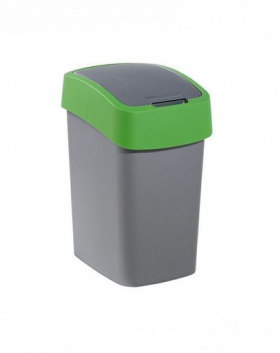 CURVER Cos de gunoi &quot;FLIP BIN&quot; 25 L argintiu/verde