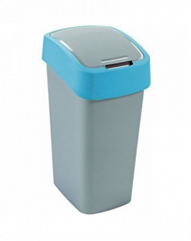 CURVER Coș de gunoi FLIP BIN 45 L argintiu/albastru