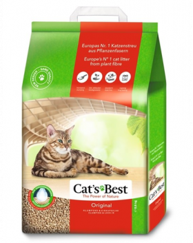 JRS Cat's Best Eco Plus Asternut natural din lemn pentru litiera 10 L