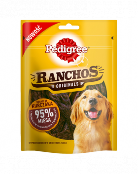 PEDIGREE Ranchos Originale cu pui 7*70 g