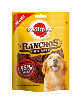 PEDIGREE Ranchos Originale cu vită 7*70 g