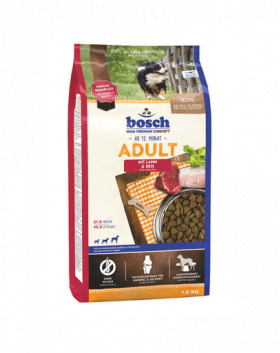 BOSCH Hrana uscata pentru caini adulti, cu miel si orez 1 kg