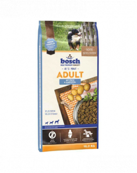 BOSCH Adult Fisch &amp; Potato Hrana uscata pentru caini adulti, cu peste si orez1 kg