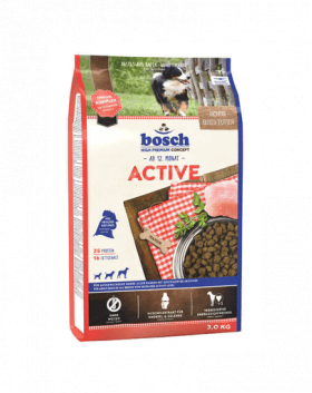 BOSCH Active Hrana uscata pentru caini adulti activi, cu carne de pasare 3 kg