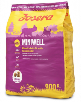 JOSERA Dog Miniwell hrana uscata caini adulti talie mica 5 x 900g