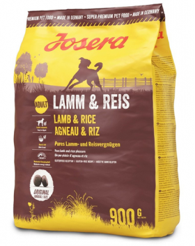 JOSERA Lamb Rice hrana uscata caini adulti, miel si orez 5 x 900g