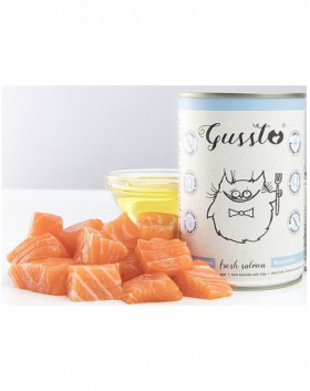 GUSSTO Cat Fresh Salmon SOMON PROASPĂT 400 g