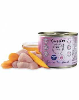 GUSSTO Vet Gastro Intestinal pentru probleme gastrice curcan 200 gr