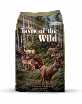 TASTE OF THE WILD Pine Forest hrana uscata caini si catei, cu vanat si legume 2 kg