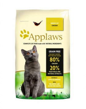 APPLAWS Cat Senior hrana uscata pisici senior, cu pui 2 kg