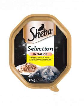 SHEBA Selection hrana umeda pentru pisici, pui in sos 22 x 85 gr