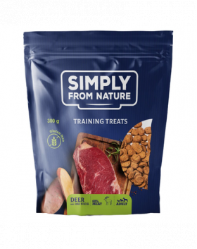 SIMPLY FROM NATURE Training Treats with cu carne de căprioară 300 g