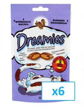 DREAMIES recompense pisici, cu rata 6x60 g