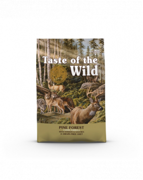 TASTE OF THE WILD Pine Forest hrana uscata caini si catei, cu vanat si legume 5,6 kg