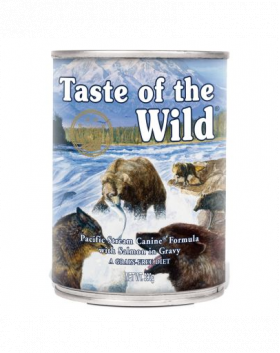 TASTE OF THE WILD Pacific Stream Hrana umeda caini adulti, cu somon 390 g