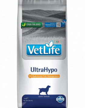 FARMINA Vet Life Ultrahypo Dog 12 kg Hrana uscata caini cu alergii alimentare